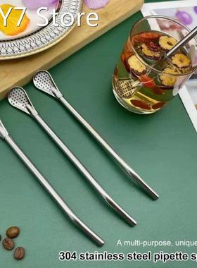 Tea Filter Yerba Mate Stainless Steel Tea Straws Bombilla Go