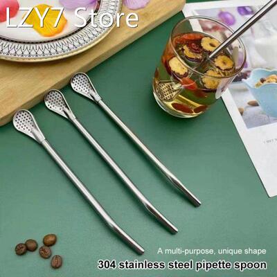 Tea Filter Yerba Mate Stainless Steel Tea Straws Bombilla Go
