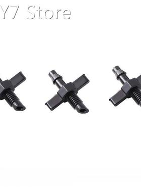 50Pcs Garden Drip Irrigation System 1/4 Barb to 6mm Thread