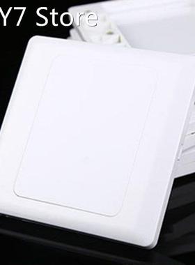 86x86mm Electric Wall Switch Socket Blank Cover Panel Whiteb