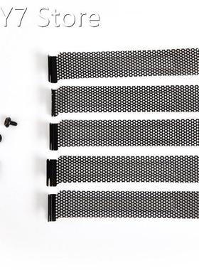 5pcs PCI Slot Cover Dust Filter Blanking Board Cooling Fan D