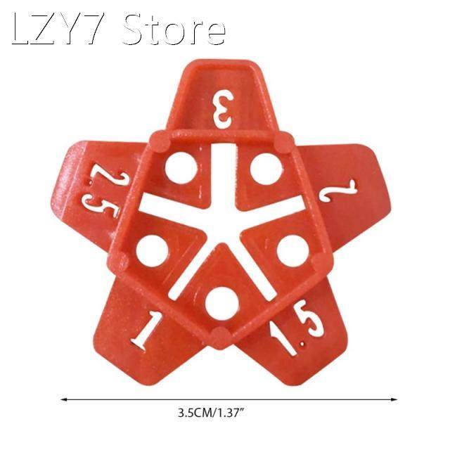 50 pcs reusable level wedges tile spacers for flooring wall