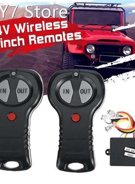 24V Universal 2x Car Wireless Winch Remote Control With Twin