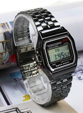 Rose Gold Silver Watches Men Watch Electronic Digital Displ