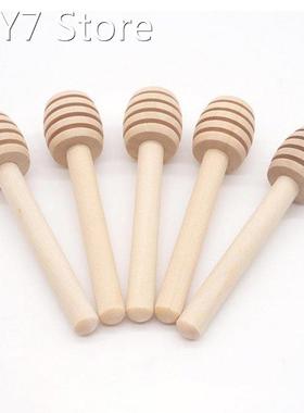 25/50/100pcs Wooden Honey Coffee Sticks Honey Stirrers Honey