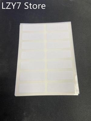 12 Sheets=168pcs 13x38mm Paper Self Adhesive Sticky White La