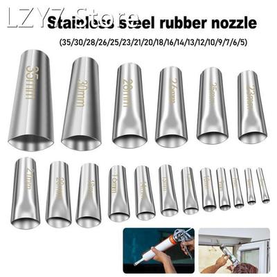 7/14/16/18pcs Caulking Nozzle Applicator Finishing Caulk Fin
