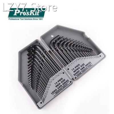 Pro'sKit 8PK-027 30Pcs Metric Inch Combination Hex K