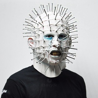 scary pinhead s hellraiser movie cosplay latex adult par