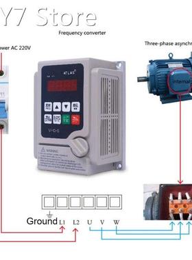 1PC 2.2KW 110V 220V Single Phase Input 3 Phase Output Freque
