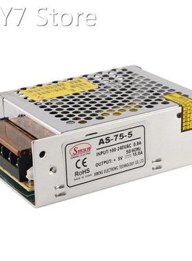 75W 5V 15A Small Volume Single Output Switching power supply