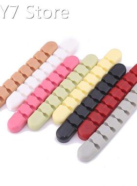 USB Cable 7 Holes Organizer Cable Clamp Wire Winder Headphon