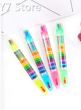 Random Color Crayon School Student Drawing Color Pencil Mult