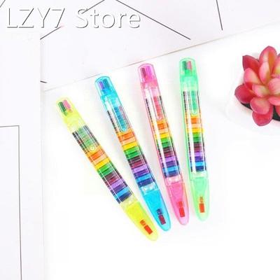 Random Color Crayon School Student Drawing Color Pencil Mult