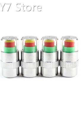 4pcs/set Car Tire Pressure Monitor Valve Stem Caps Air Alert