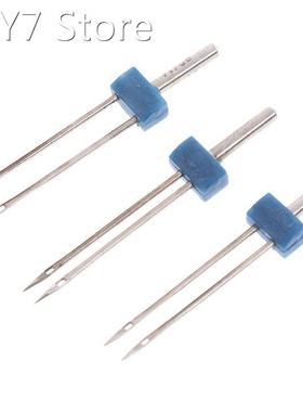 2MM 3MM 4MM 3pcs Stainless Steel Double Twin Needle Pins For