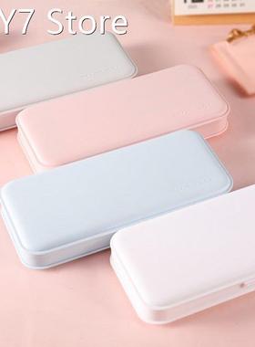 Colorful Plastic Pencil Boxes Macaron Pencil Boxes for Schoo