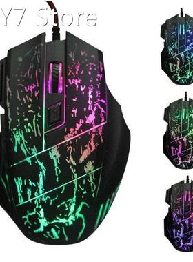 3200DPI 7 Buttons 7 Colors LED Backlight Optical USB Wired M
