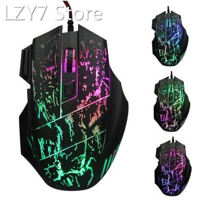 3200DPI 7 Buttons 7 Colors LED Backlight Optical USB Wired M