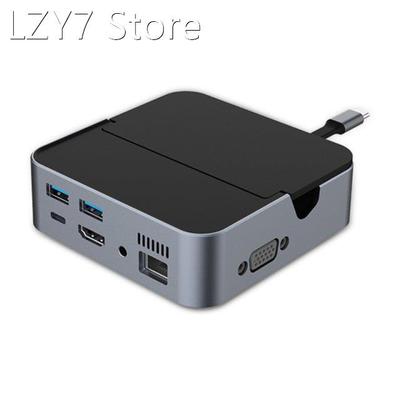 Docking Station 9 in 1 Dock Station with Base PD3.0 RJ45 2US