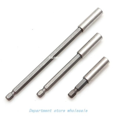 3Pc 1/4 Hex Quick Release Magnetic Screwdriver 60/100/150mm