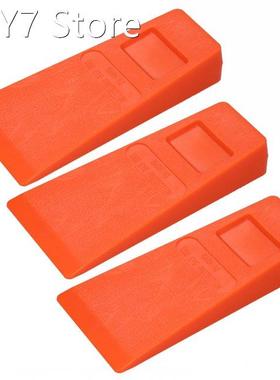 4Pcs 14cm Orange Plastic Felling Wedge Felled Chock Tree Cut