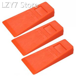 4Pcs 14cm Orange Plastic Felling Wedge Felled Chock Tree Cut