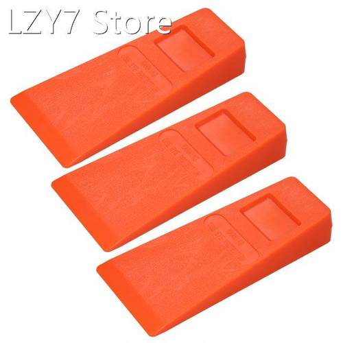 4Pcs 14cm Orange Plastic Felling Wedge Felled Chock Tree Cut