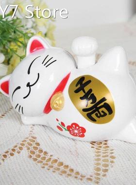 Chinese Welcoming Fortune Cat Lucky Solar Powered Neko Ador