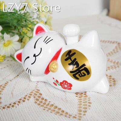Chinese Welcoming Fortune Cat Lucky Solar Powered Neko Ador