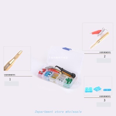 Portable Mini Size Blade Fuses Zinc Alloy Auto Car Truck Fus