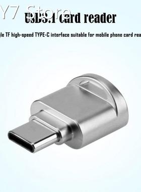 Portable USB 3.1 Type C Card Reader USB-C TF OTG Adapter Con
