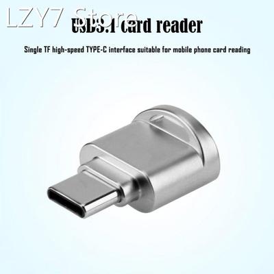 Portable USB 3.1 Type C Card Reader USB-C TF OTG Adapter Con