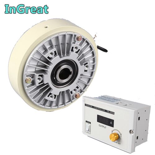 12Nm 1.2kg DC24V Hollow Shaft  Magnetic Powder Brake nwindin