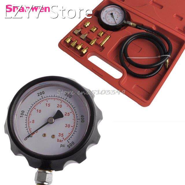 Car Wave Box Cylinder Pressure Meter Oil Pressure Tester Gau