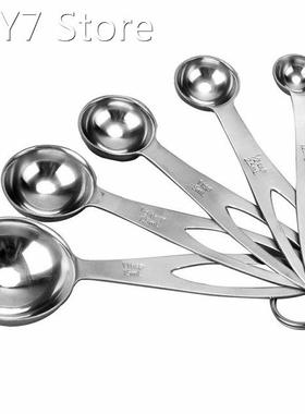 5pcs/Set Measuring Spoon Useful Stainless Steel Measuring c