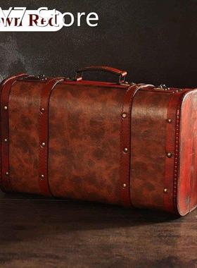 Vintage Wooden Storage Box Jewellery Cufflinks Ring Trinket