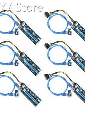 PCIE Riser 1X to 16X Powered Riser Adapter Card ,60cm USB 3.