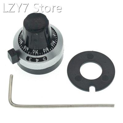 Knob For 3590S Potentiometer 6.35mm Precise Dial Lockable Ha