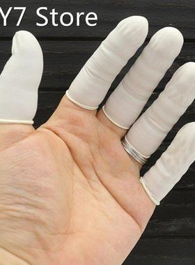 20pcs Disposable Anti Static Rubber Latex Finger Cots Eyebro