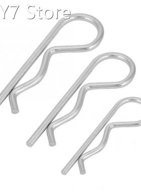 10Pcs B Type Cotter Pin Clips Zinc Plated Retaining Pins Fle
