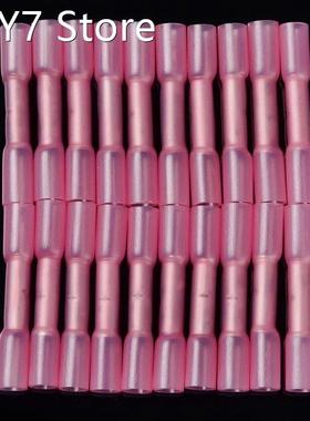20PCS Red Insulated Heat Shrink Butt Terminals Splice Wire