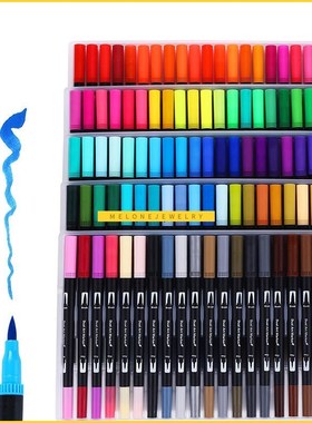 36 Colors Calligraphy Watercolour Paint Brush Pen Set Fineli