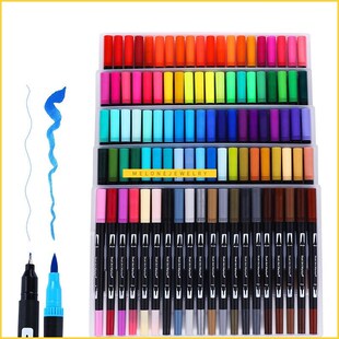 36 Colors Calligraphy Watercolour Paint Brush Pen Set Fineli