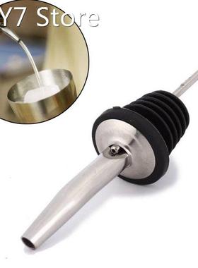 Hot New 2pcs Stainless steel wine Olive Oil Pourer Dispenser