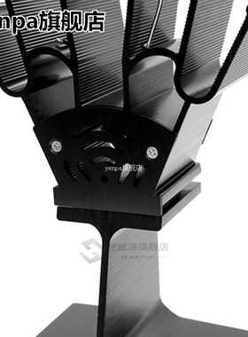 Powered Stove Fan 4 Blade Wood Stove Fans Aluminium Silent E