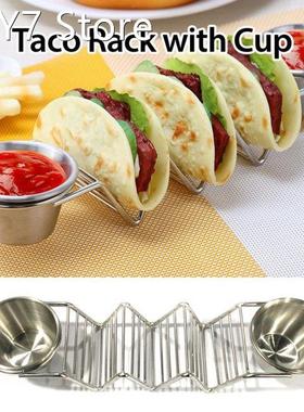 Stainless Steel Burrito Tacoholder Rack With Double-headed D
