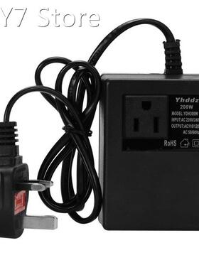 Intelligent Efficient Power Adapter 200W AC 220V To 110V Ste
