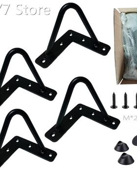 4pcs/set 4-inch DIY Desk Feet Furniture Hardware Feet Metal