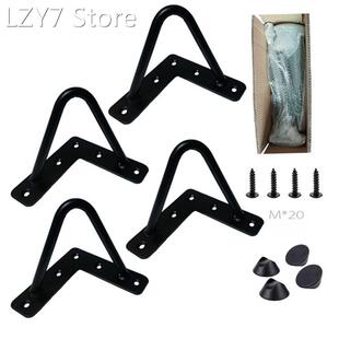 4pcs/set 4-inch DIY Desk Feet Furniture Hardware Feet Metal